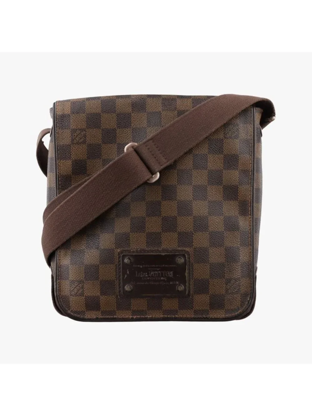 Louis Vuitton Brooklyn PM Ebene Damier Canvas Shoulder Bag